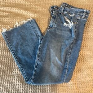American eagle kick crop jeans
